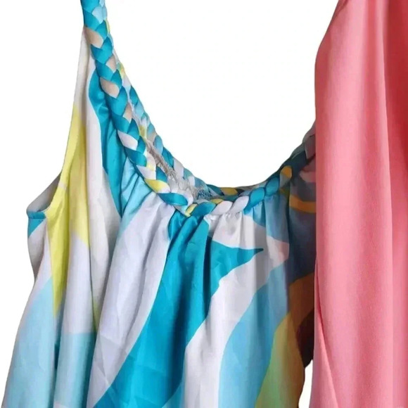 2 Light Weight Summer Spring  Flowy Woman's Tops Pretty Vacation Top - Picture 3 of 10